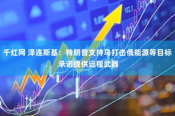 千红网 泽连斯基：特朗普支持乌打击俄能源等目标 承诺提供远程武器